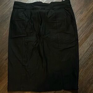Black pencil skirt